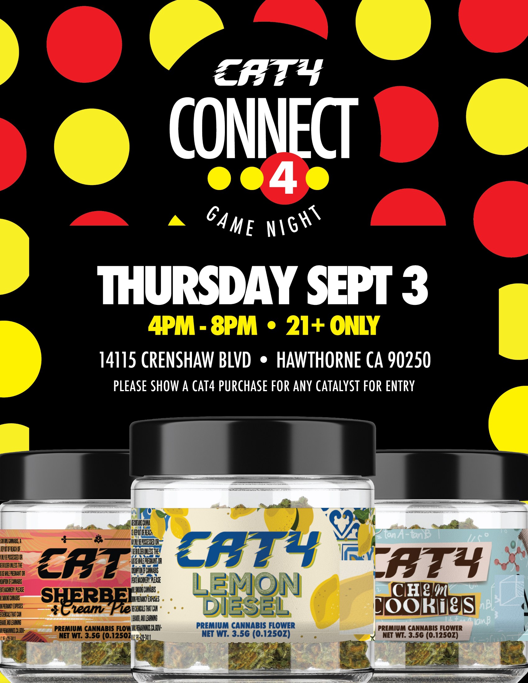 CAT4 Connect4 Night