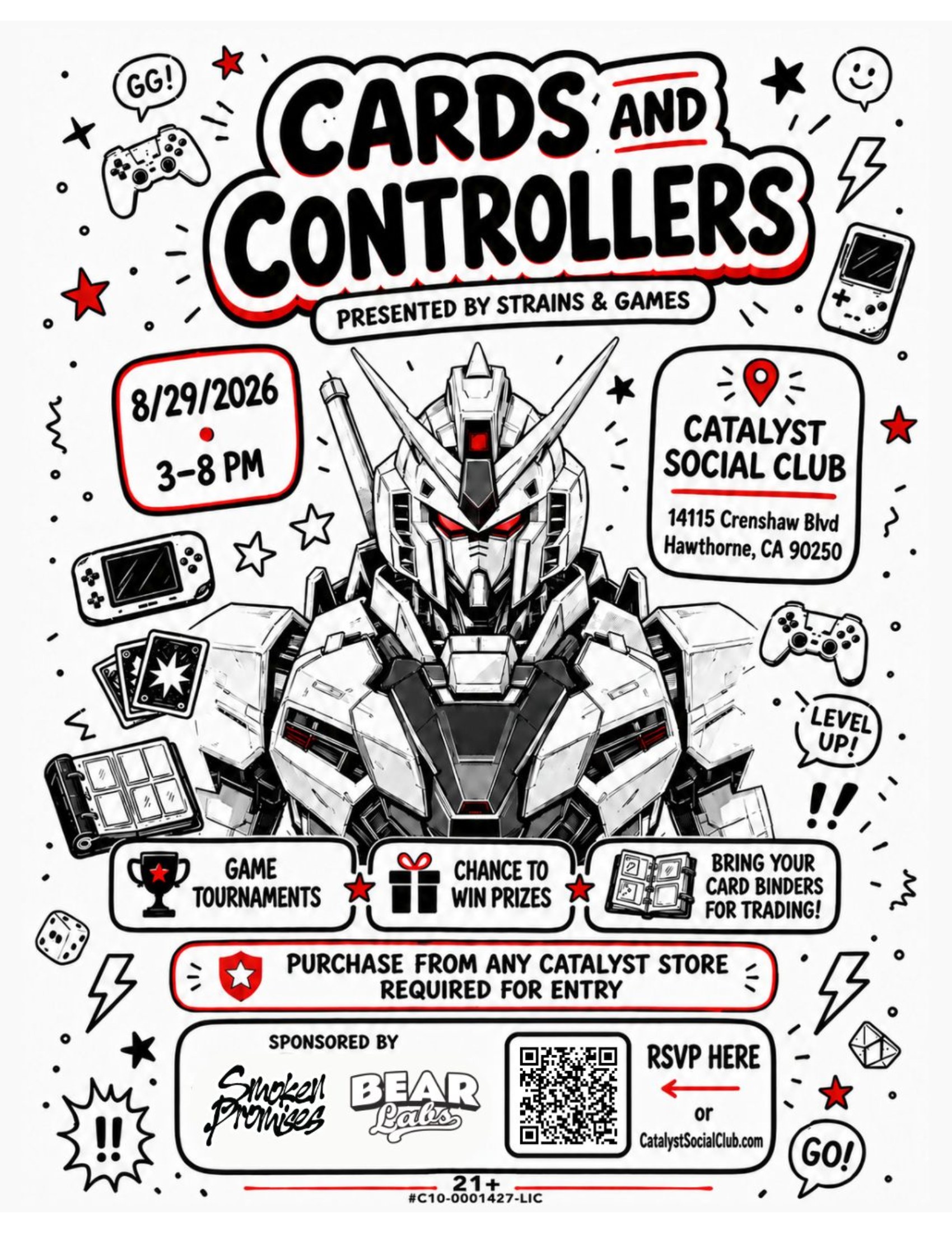Strains & Games - Cards & Controllers 